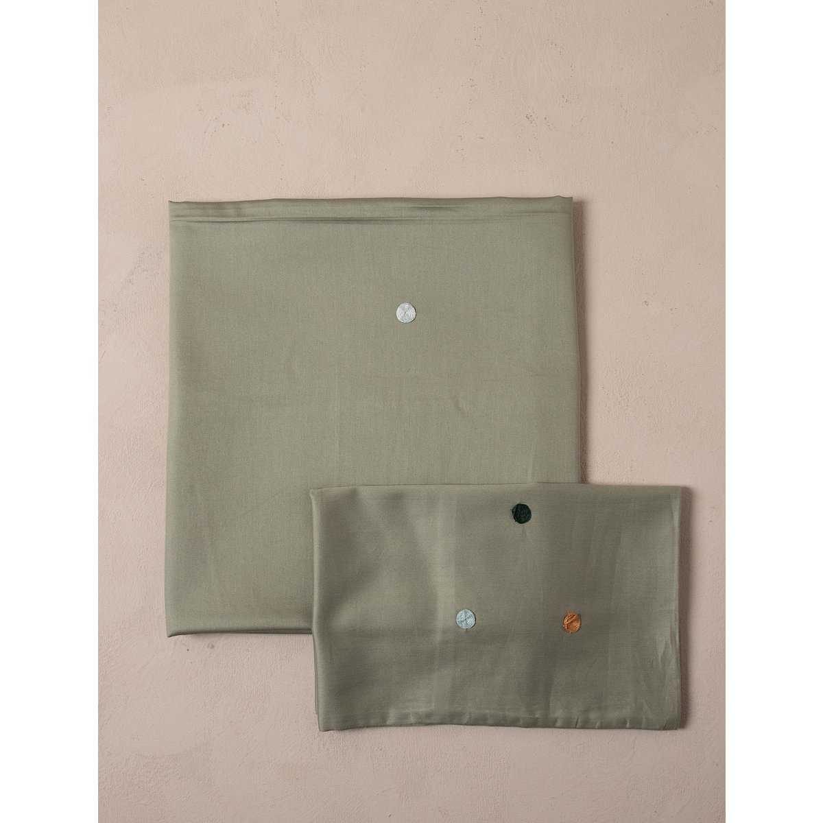 CAMILLA dekbedovertrek / Groen