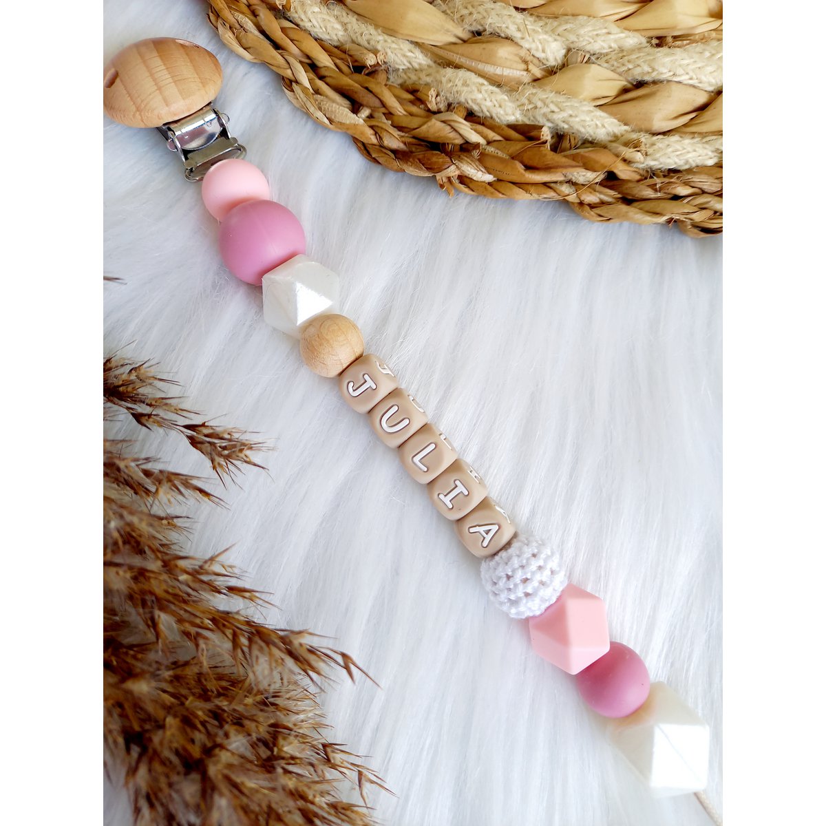 Speenkoord met naam Julia