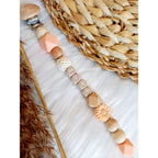 Speenkoord met naam Daisy Peach