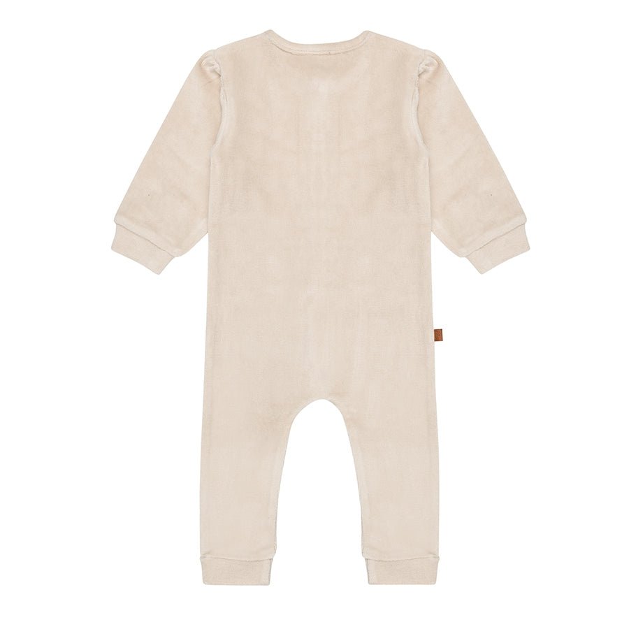 Volg je hart Baby Velvet onesie | Zilvergrijs