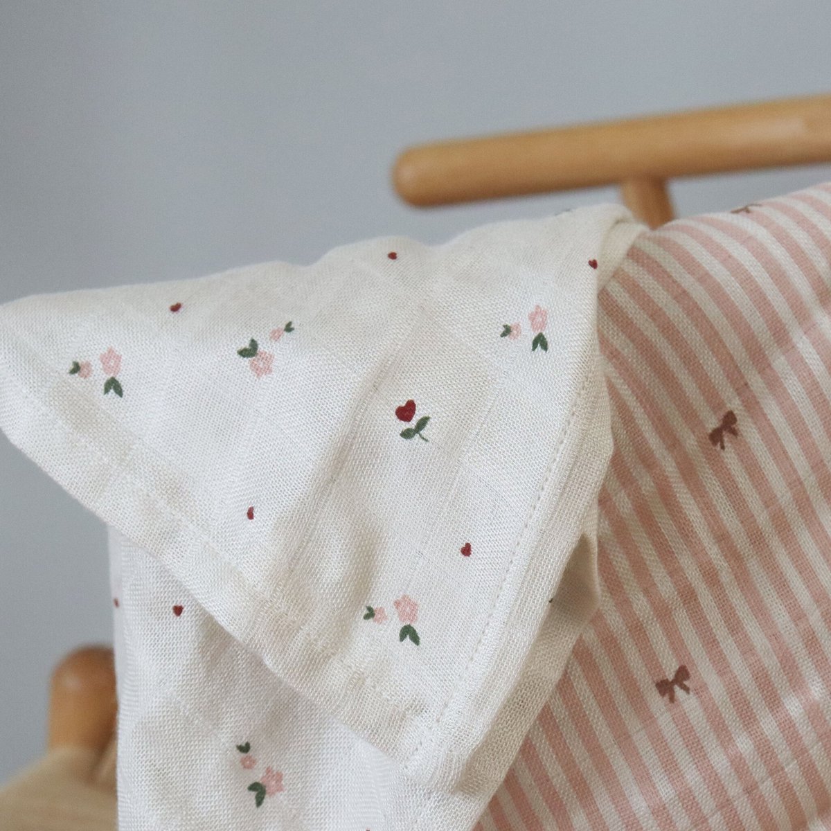 Bamboe mousseline doeken 2st.