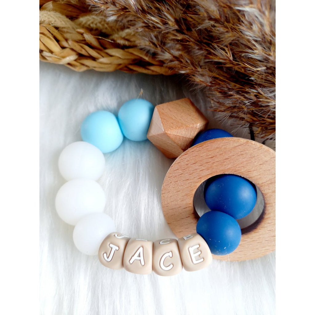 Bijtring met naam Jace