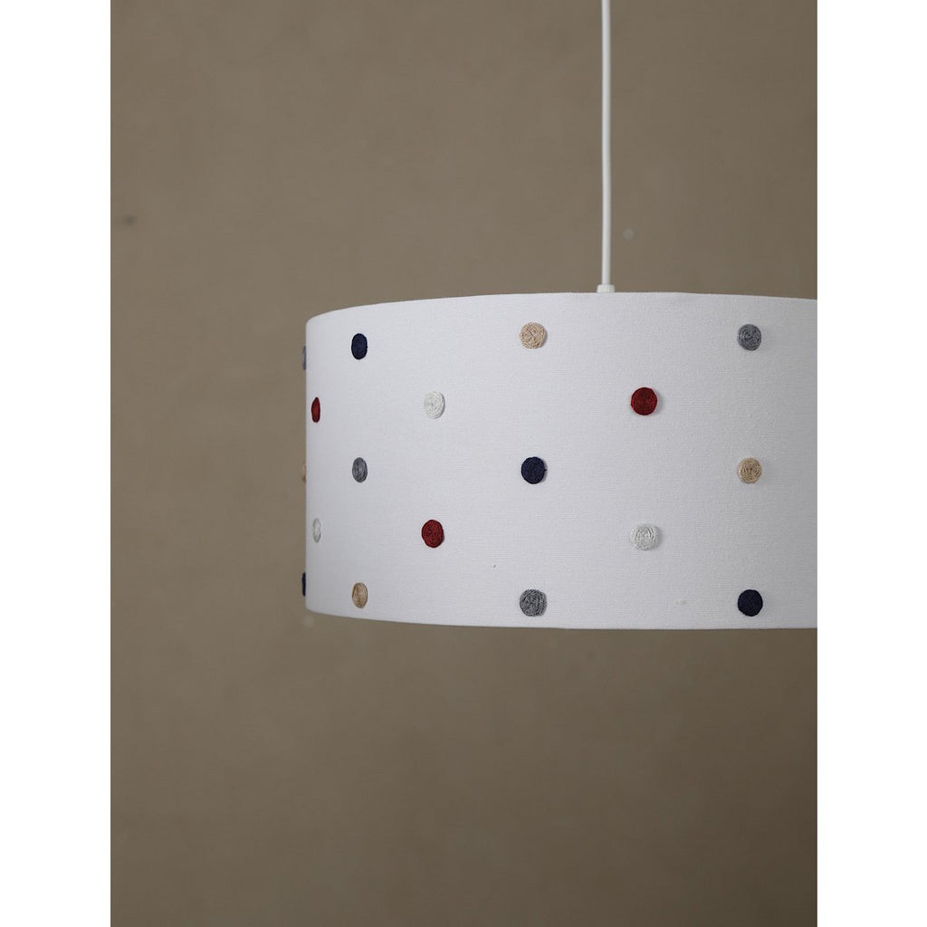 Rococo plafondlamp-rood & marine