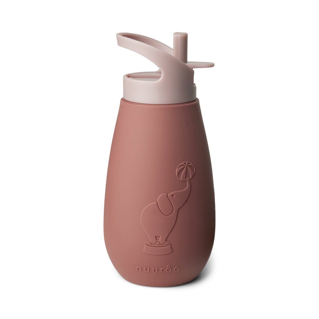 Pax siliconen drinkfles - 350ml-mahonie