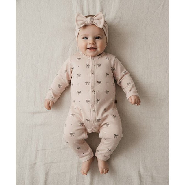 Ballerina baby onesie boog | Sepia Rose