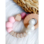 Bijtring met naam Julia