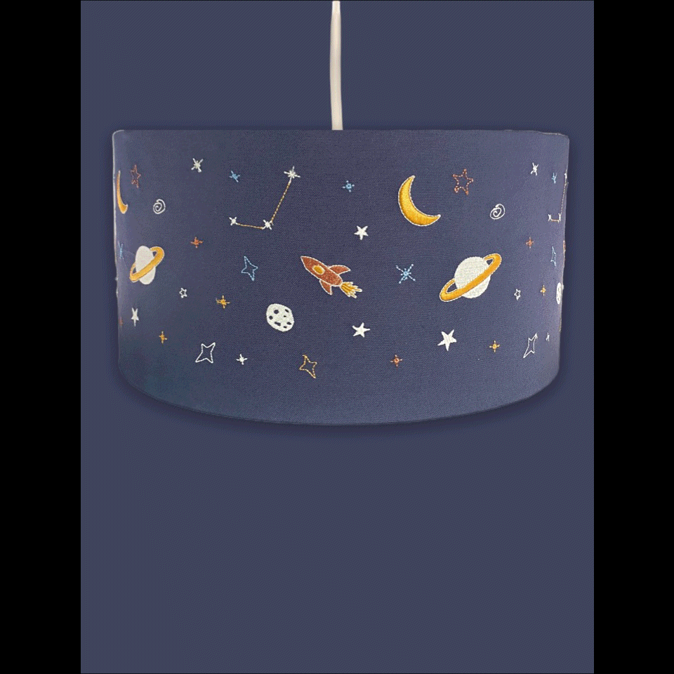 Glow in the Dark Space plafondlampenkap