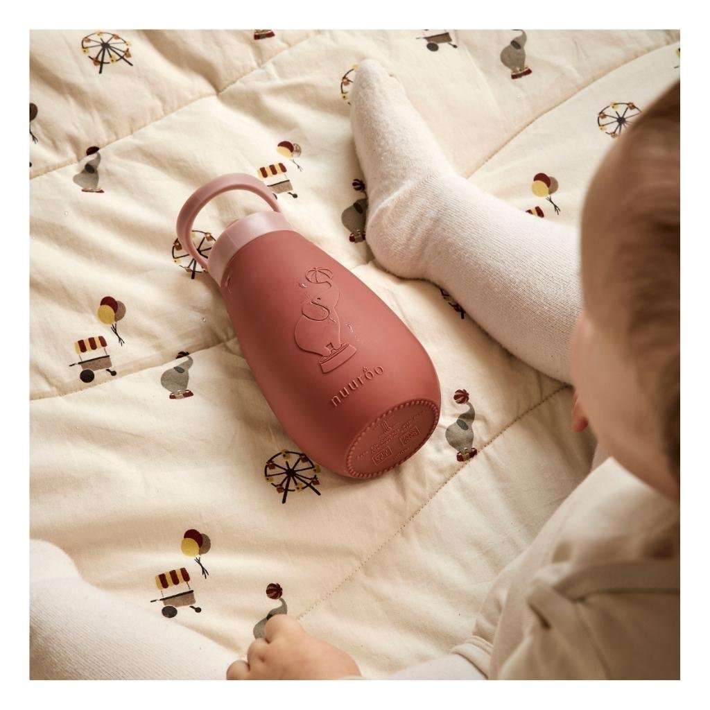 Pax siliconen drinkfles - 350ml-mahonie