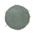 Baby Nest & Play Mat With Crib Bumper Braid - Olive Green