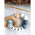 Bijtring met naam Sev