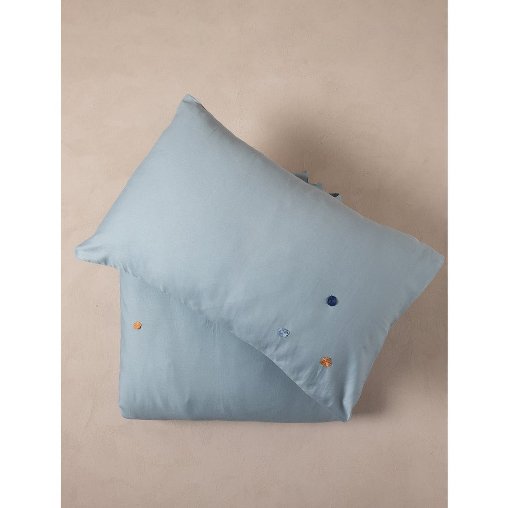 CAMILLA dekbedovertrek / babyblauw