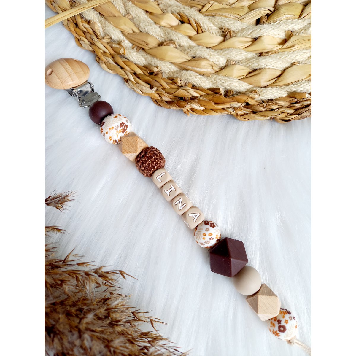 Speenkoord met naam Lina