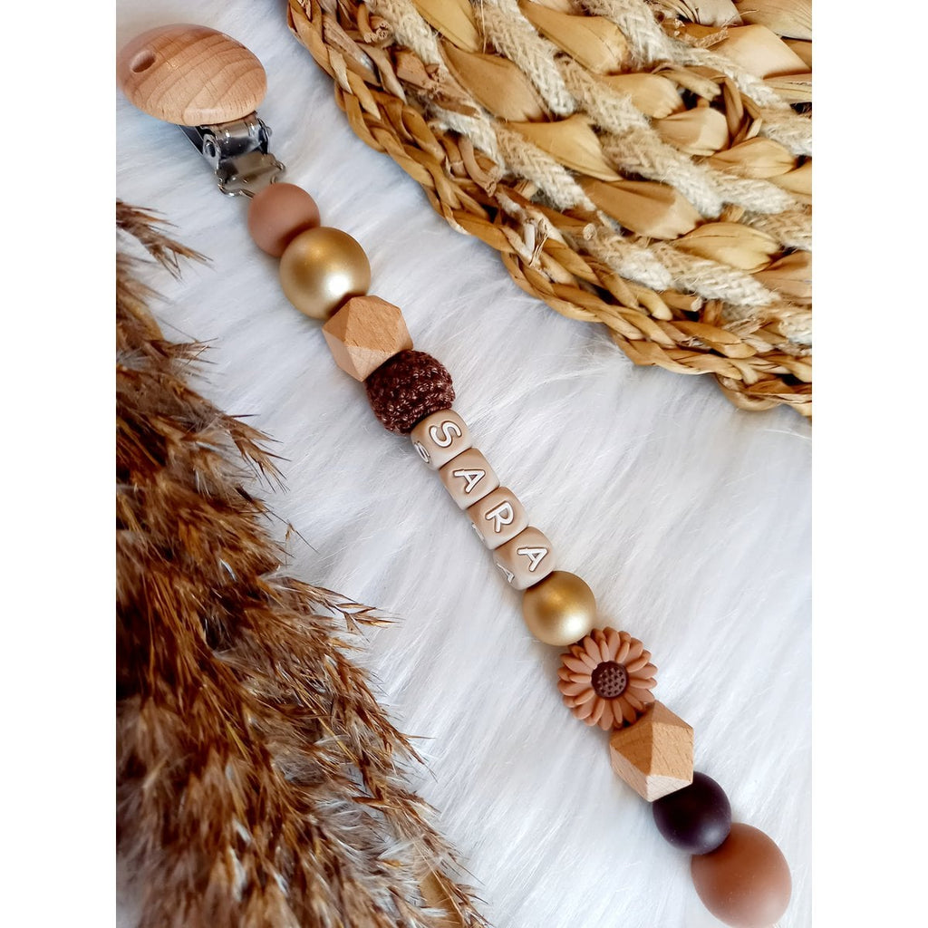 Speenkoord met naam Daisy Bruin